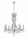 Cedar Eight Light Chandelier in Polished Chrome (60|5938-CH-CL-S)