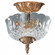 Ceiling Mount Two Light Semi Flush Mount in Olde Brass (60|55-CT-OB)