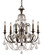 Regis Six Light Chandelier in English Bronze (60|5116-EB-CL-MWP)