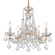 Maria Theresa Five Light Chandelier in Gold (60|4476-GD-CL-SAQ)
