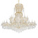 Maria Theresa 37 Light Chandelier in Gold (60|4460-GD-CL-SAQ)