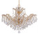 Maria Theresa Six Light Chandelier in Gold (60|4439-GD-CL-SAQ)