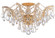 Maria Theresa Five Light Semi Flush Mount in Gold (60|4437-GD-CL-SAQ)