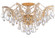 Maria Theresa Five Light Semi Flush Mount in Gold (60|4437-GD-CL-MWP)