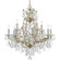 Maria Theresa 13 Light Chandelier in Gold (60|4412-GD-CL-S)