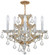 Maria Theresa Six Light Mini Chandelier in Gold (60|4405-GD-CL-I)