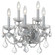 Maria Theresa Five Light Wall Sconce in Polished Chrome (60|4404-CH-CL-MWP)