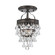 Calypso One Light Semi Flush Mount in Vibrant Bronze (60|131-VZ_CEILING)