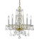 Traditional Crystal Five Light Mini Chandelier in Polished Brass (60|1061-PB-CL-MWP)