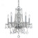 Traditional Crystal Five Light Mini Chandelier in Polished Chrome (60|1061-CH-CL-S)