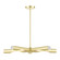 Acra Five Light Chandelier in Satin Brass (107|45915-12)