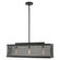 Industro Three Light Chandelier in Black w/ Brushed Nickels (107|46213-04)