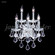 Maria Theresa Grand Five Light Wall Sconce in Silver (64|91705S22)