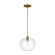 Mela One Light Pendant in Burnished Brass (454|TP1201BBS)