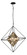 Epic Four Light Pendant in Forged Iron (67|F5325-TRN)