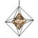 Epic Four Light Chandelier in Textured Iron (67|F5325-TRN)