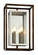 Morgan Two Light Wall Mount in Bronze/Stainless Steel (67|B6513-BRZ/SS)