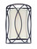 Sausalito Two Light Wall Sconce in Textured Iron (67|B1289-TRN)