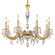 Napoli Eight Light Chandelier in Heirloom Gold (53|S7608N-22R)