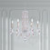 Siena Six Light Chandelier in Antique Silver (53|RS83061N-48R)