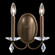 Modique Two Light Wall Sconce in Heirloom Bronze (53|MD1002N-76H)
