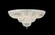 Petit Crystal Deluxe 27 Light Flush Mount in Polished Silver (53|5896-40R)