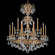Milano 15 Light Chandelier in Parchment Gold (53|5686-27S)