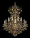 New Orleans 14 Light Chandelier in Heirloom Gold (53|3658-22S)