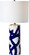 Cobalt One Light Table Lamp in Blue/White (443|LPT714)