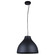 Chantal One Light Ceiling Fixture in Black (443|LPC125B)