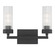 Lida Two Light Bath in Matte Black (185|2612-MB-CL)