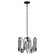 Darden Six Light Pendant in Matte Black/Painted Chrome (137|354P06MBCH)