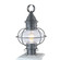 Vidalia Onion Medium Post One Light Post Mount in Gun Metal (185|1611-GM-CL)