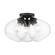 Catania Three Light Semi-Flush Mount in Black (107|46502-04)