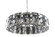 Giada Nine Light Pendant in Stainless Steel (33|390454SL)