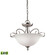 Brighton LED Semi Flush Mount in Brushed Nickel (45|1002CS/20-LED)