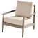 Chair in Weathered Oak And Tan (208|10229)