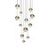 Grapes LED Pendant in Brass Finish (69|2917.14-AST)