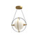 Aries LED Pendant in Brushed Gold (347|PD76712-BG)