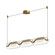 Hilo LED Linear Pendant in Brushed Gold (347|LP28543-BG)