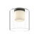 Birch LED Flush Mount in Black/Clear (347|FM53509-BK/CL)