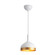 Dash One Light Pendant in White & Gold (78|SC13351WH)