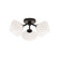 Novo Three Light Ceiling Mount in Black (423|X81743BKOP)