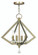 Diamond Four Light Chandelier in Antique Brass (107|50664-01)