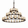 Alabaster Rocks 45 Light Chandelier in Dark Bronze (102|ALR-8714-10-DBRZ)