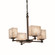 Alabaster Rocks LED Chandelier in Brushed Nickel (102|ALR-8420-55-NCKL-LED4-2800)