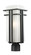 Abbey One Light Outdoor Post Mount Fixture in Black (224|549PHB-BK-R)