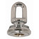 1/4 Ip Matching Screw Collar Loop With Ring in Polished Chrome (230|90-2300)