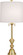 Arthur Two Light Table Lamp in Modern Brass (165|1220)