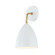 Gia One Light Wall Sconce in Aged Brass/Soft Off White (428|H308101-AGB/WH)